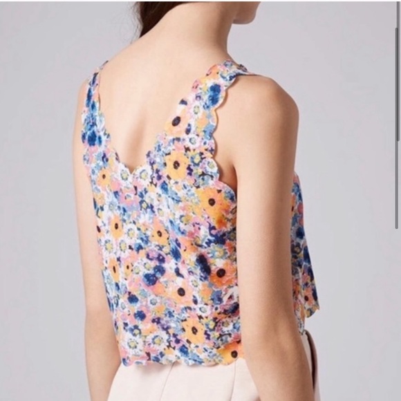 Topshop floral crop top - Picture 2 of 6